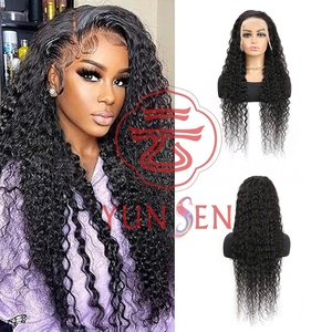 Peluca de Cabello Humano 100% con Frente de Encaje HD 13*6 |   Textura de Ondas de Agua |   Natural y Voluminoso - Product Image 1