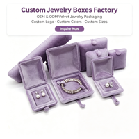Vente en gros d'usine : Coffret à bijoux en velours gris, carré ou rond, avec impression en relief, bouton-pression, logo/taille/couleur personnalisés, OEM/ODM