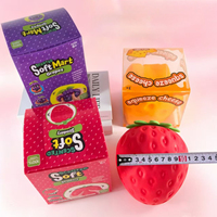 Set Mainan Squishy Buah 2026 TERLARIS Jumbo TPR Slow Rising Stroberi Pisang Squeeze Sensory Fidget Custom 5 sampai 7 Tahun