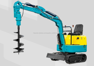 Mini 1,5 toneladas excavadoras pequeñas cavando excavadora con pista de goma del tren de aterrizaje para la venta - Product Image 3