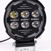 Yongyou Meilleure Vente Direct Usine Phare LED de Voiture en Aluminium à 10 Lentilles, Multicolore, Éclairage de Travail Tout-Terrain Étanche avec Ligne de Découpe