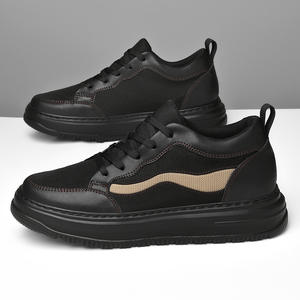 Baskets pour hommes invisibles rehaussantes de 8 cm, blanches, sport et décontractées, antidérapantes, à semelle épaisse, polyvalentes, pour printemps automne, en maille - Product Image 3