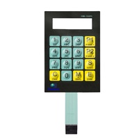 Keyboard Membran Saklar dengan Lampu Latar RGB Warna-warni, Sirkuit FPC Berkualitas Tinggi