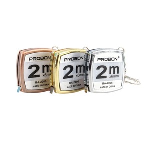 Probon Mini Measuring Tape 2M 6mm Metal Keychain Promotional Gift - Product Image 5
