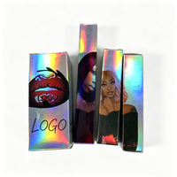 Boîtes à gloss à lèvres imprimées sur mesure en carton recyclé avec logo personnalisé pour huile à lèvres, rouge à lèvres et maquillage avec pelliculage mat