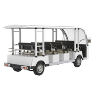 72V 7.5Kw Ac Motor 11 Sièges Mini Navette Passager Voiture de tourisme Voyage électrique Bus de tourisme