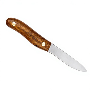 Cuchillo de Cocina Welltrox Industries con Mango de Madera de Palisandro, Hoja de Acero D2 con Borde Dentado y Punta Caída de 7 Pulgadas, 3mm de Grosor, para Uso DIY - Product Image 1