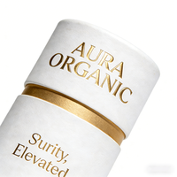 Emballage de flacon de parfum cosmétique biodégradable et recyclable, tube en papier, boîte cylindrique ronde en papier kraft de luxe avec impression personnalisée
