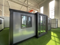 Maisons préfabriquées de luxe de qualité industrielle, 40 pieds, quatre chambres, mobiles, démontables, de type conteneur, extensibles, pour bureaux, hôtels, commerces