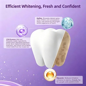 Tiras Blanqueadoras Dentales de Alta Gama PAP Plus, Fórmula para Dientes Sensibles, Adhesivos para el Cuidado Dental, Tiras Blanqueadoras para Dientes Sensibles - Product Image 6