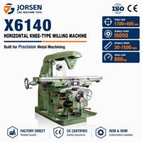 JORSEN X6140 Universal-Fräsmaschine Schwerlast-Metallfräsmaschine für Mechanische Teile Formenbau Industrielle Bearbeitung