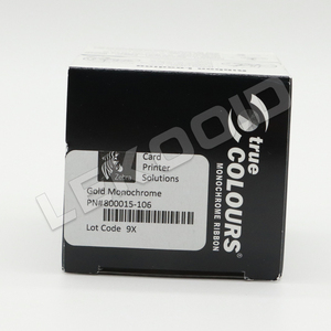 800015 106 Tương Thích Thẻ Máy In Vàng Màu 1000 In/Cuộn Ribbon Cho Ngựa Vằn P310C P310I P320i Vàng Màu Ribbon - Product Image 6