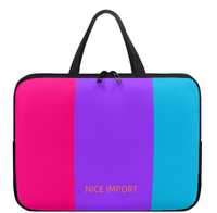 Sac pour ordinateur portable Achillean Rainbow, étui fin pour ordinateur portable avec fermeture éclair de qualité supérieure, sac portable pour tablette, grande capacité