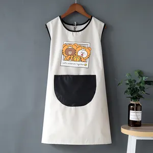 Wholesale High Quality Customized Logo Colors Print Oil Resistant And Waterproof Kitchen Apron PVC Apron