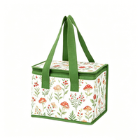 Sac isotherme personnalisé avec logo, tendance, recyclable, durable, portable, pour le déjeuner, sac de sport thermique souple, imperméable, avec grande poignée et poche en filet