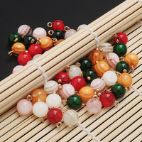 Boutons en jade de style chinois cousus à la main - Style perle de lanterne pour cheongsam, hanfu et chemises de style chinois