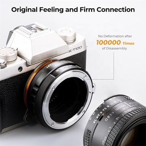 K & F Concept adaptateur de montage <span class=keywords><strong>d</strong></span>'objectif de haute précision pour objectif <span class=keywords><strong>Nikon</strong></span> série F/<span class=keywords><strong>D</strong></span>/G vers appareil photo Fuji série X - Product Image 3