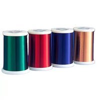 Fil émaillé en cuivre recouvert d'aluminium (CCA) 0,12-2,6 mm, fil magnétique pour le rembobinage de moteurs et les câbles acoustiques