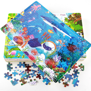 Rompecabezas Educativo para Niños de 2 a 4 Años, <span class=keywords><strong>Mapa</strong></span> del Mundo en Caja de Hierro, Hecho de Madera y Papel - Product Image 6