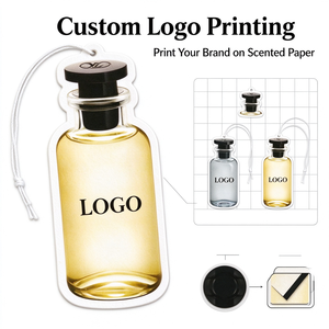 Flacon de parfum solide de marque de luxe, pendentif diffuseur de parfum pour voiture |   Désodorisant d'aromathérapie écologique et longue durée - Product Image 2