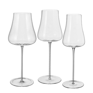 Flûte à champagne Samyo personnalisée de luxe en cristal transparent ultra-fin en forme de <span class=keywords><strong>tulipe</strong></span> à longue tige pour dégustations et événements - Product Image 2