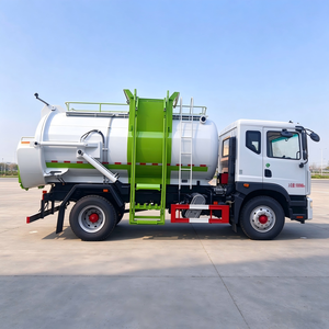 Camión de basura Dongfeng Dolica con tanque redondo de 13cbm para reciclaje de residuos de restaurantes en venta - Product Image 3