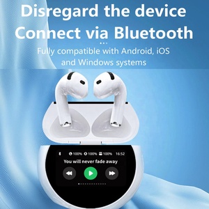 หูฟังอินเอียร์ไร้สายแบบอินเอียร์ <span class=keywords><strong>A15</strong></span>หน้าจอสัมผัสแบบโปรหูฟังเอียร์บัดแบบครอบจอแสดงผล LED หูฟังมินิโทรเข้า ENHD กันน้ำ - Product Image 6