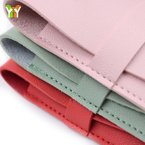 Serie de maquillaje: Bolsa para brochas de maquillaje, estuche de cuero, brocha para cejas de cuero PU, bolsa de almacenamiento para brochas de labios, bolsa para brochas de base. - Product Image 1