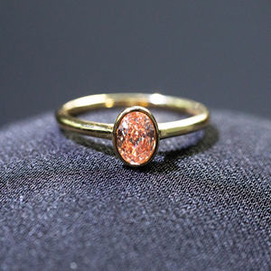 แหวนเพชร0.5CT ตัดทรงรีขนาด18K สีทองตรงจากโรงงานสำหรับงานแต่งงานและของขวัญ - Product Image 3