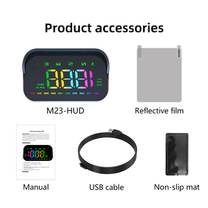 Podofo HUD xe HEAD-up hiển thị 3.5 ''gps tăng tốc báo động lái xe tốc độ xe hiển thị GPS kỹ thuật số HEAD-up hiển thị cho xe ô tô/xe buýt/Xe Tải - Product Image 6