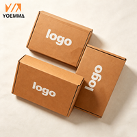 Fabricant de boîtes à courrier en carton ondulé Kraft, boîte à courrier personnalisée avec logo imprimé, emballage boutique, vente au détail, OEM, boîte à courrier en carton ondulé
