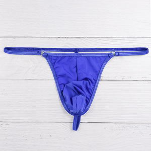 Venta al por mayor para hombre Mini Bikini Sexy Low-rise Transparencia Ropa interior Bulge Pouch <span class=keywords><strong>G</strong></span>-<span class=keywords><strong>string</strong></span> Tanga Calzoncillos Bragas - Product Image 4