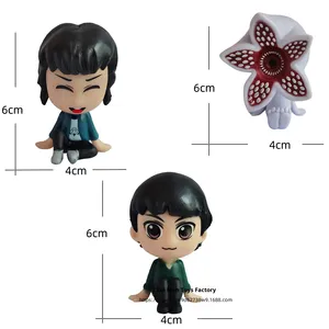 ฟิกเกอร์ประกอบเอง PVC ขนาด 6 ซม. จากซีรีส์ <span class=keywords><strong>Stranger</strong></span> Things ตัวละคร Dustin พร้อมต้นไม้กินเนื้อ ของเล่นโมเดลในกล่อง - Product Image 3
