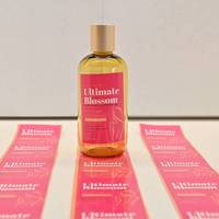 Étiquettes autocollantes en vinyle doré pour produits cosmétiques de luxe personnalisés, impression d'étiquettes de bouteilles, impression d'étiquettes imperméables