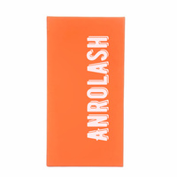 Extensions de cils Anrolash mates, faites à la main, naturelles, douces, sans cruauté, véganes, avec logo personnalisé sur carte arrière