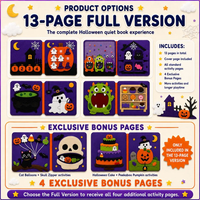 Panier d'Halloween personnalisé, livre sensoriel en feutre éducatif pour anniversaires, baby showers, apprentissage préscolaire et voyages en voiture