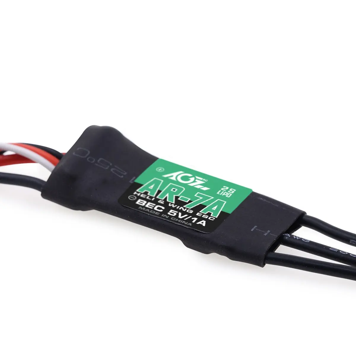 AGFRC Athlon Run Hobbywing ซีรีส์ ESC AR-7A 2S Lipo RC เครื่องควบคุมความเร็วสเก็ตบอร์ดแบบไร้แปรง ESC สำหรับเครื่องบินบังคับ