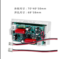 Voltímetro digital con pantalla digital, medidor de voltaje para atablizador, D85-2020 DUAAL Deter eter