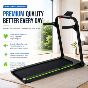 <span class=keywords><strong>Caminadora</strong></span> Plegable Automática K-FIT GSTB-4500, 14 km/h, Motor de 2.5 HP, Plataforma Ancha, Sensor de Ritmo Cardíaco, Pantalla LED Fitshow, para Ejercicio en Casa - Product Image 3