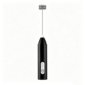 Mousseur <span class=keywords><strong>à</strong></span> <span class=keywords><strong>lait</strong></span> rechargeable, mélangeur de boissons portatif, mousseur <span class=keywords><strong>électrique</strong></span> pour café avec <span class=keywords><strong>fouet</strong></span> en acier inoxydable <span class=keywords><strong>à</strong></span> 3 vitesses - Product Image 2