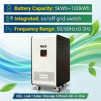 Système de stockage mobile tout-en-un avec onduleur solaire, batterie au lithium LiFePO4 16 kWh, CA empilable, IP20, châssis sur roues pour usage domestique et commercial