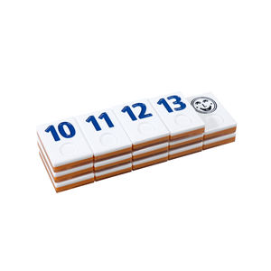 Tuiles de jeu colorées Rummikub Lucite Ensemble de jeu de table éducatif Rummi <span class=keywords><strong>pour</strong></span> tous les âges Brain Booster - Product Image 2