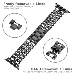 <span class=keywords><strong>44mm</strong></span> 42mm 40mm 38mm 46mm <span class=keywords><strong>Bracelet</strong></span> de montre en acier inoxydable IWatch <span class=keywords><strong>SE</strong></span> 11 10 9 8 7 6 5 4 3 2 1 <span class=keywords><strong>Bracelet</strong></span> pour <span class=keywords><strong>Apple</strong></span> <span class=keywords><strong>Watch</strong></span> - Product Image 5