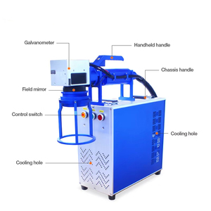 Máquina Portátil de Marcado Láser de Fibra con Sistema de Control Beckhoff, Compatible con AI/DXF/DWG/DST/BMP para Codificación de Metal y Acero Inoxidable - Product Image 4