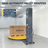 Machine d'emballage automatique de film étirable électrique en plastique, distributeur de rouleaux, machine d'emballage de palettes, facile à utiliser, 220V pour les marchandises