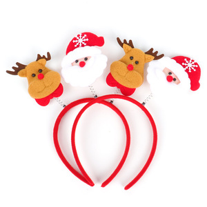 Gafas de Peluche con Luces Navideñas, Diademas, Anillos, Decoraciones para Fiestas y Celebraciones Navideñas - Product Image 5