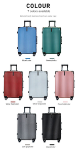 <span class=keywords><strong>Maleta</strong></span> Rígida con Marco de Aluminio, Ligera y Duradera, con Ruedas Giratorias para Viajes, Venta al por Mayor, OEM, ODM - Product Image 5