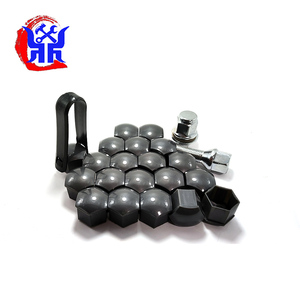 <span class=keywords><strong>Cache</strong></span>-écrous de roue en plastique ABS chromé de 17 mm (0,67 po) pour VW Audi <span class=keywords><strong>Skoda</strong></span> (gris) - Product Image 5