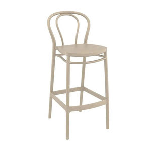 Modern Wholesale Durable Plastic Counter Bar <b>Stool</b> for Home Kitchen Cafe Hotel Outdoor Use - Product Image 2