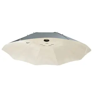 Hidroponik HPS lambası reflektör/şemsiye büyümek aydınlatma armatürü/parabolik kapalı reflektör